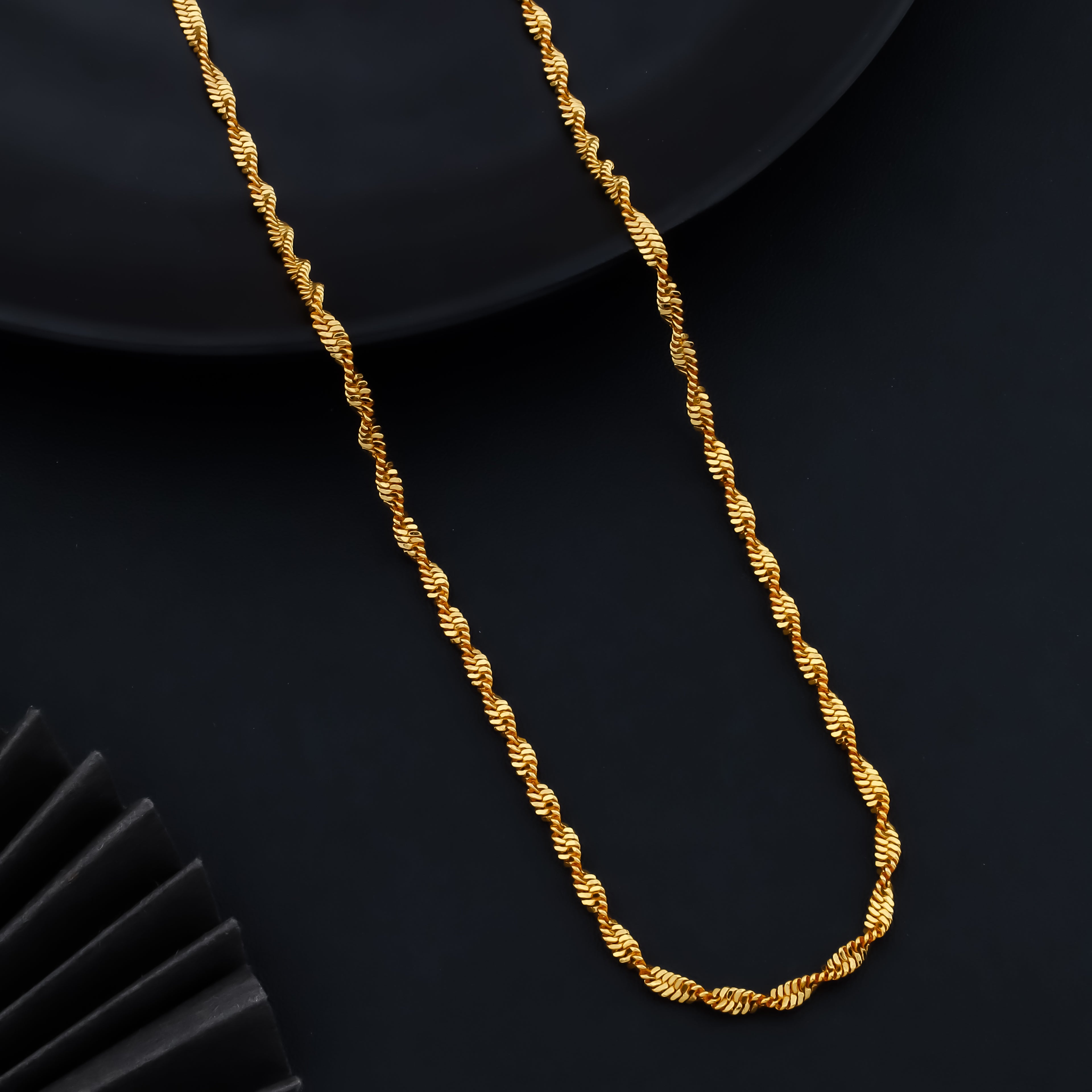 Men’s Premium Gold-Tone Imitation Chain Necklace – Modern Stylish Fashion Jewelry | VJIPC1054