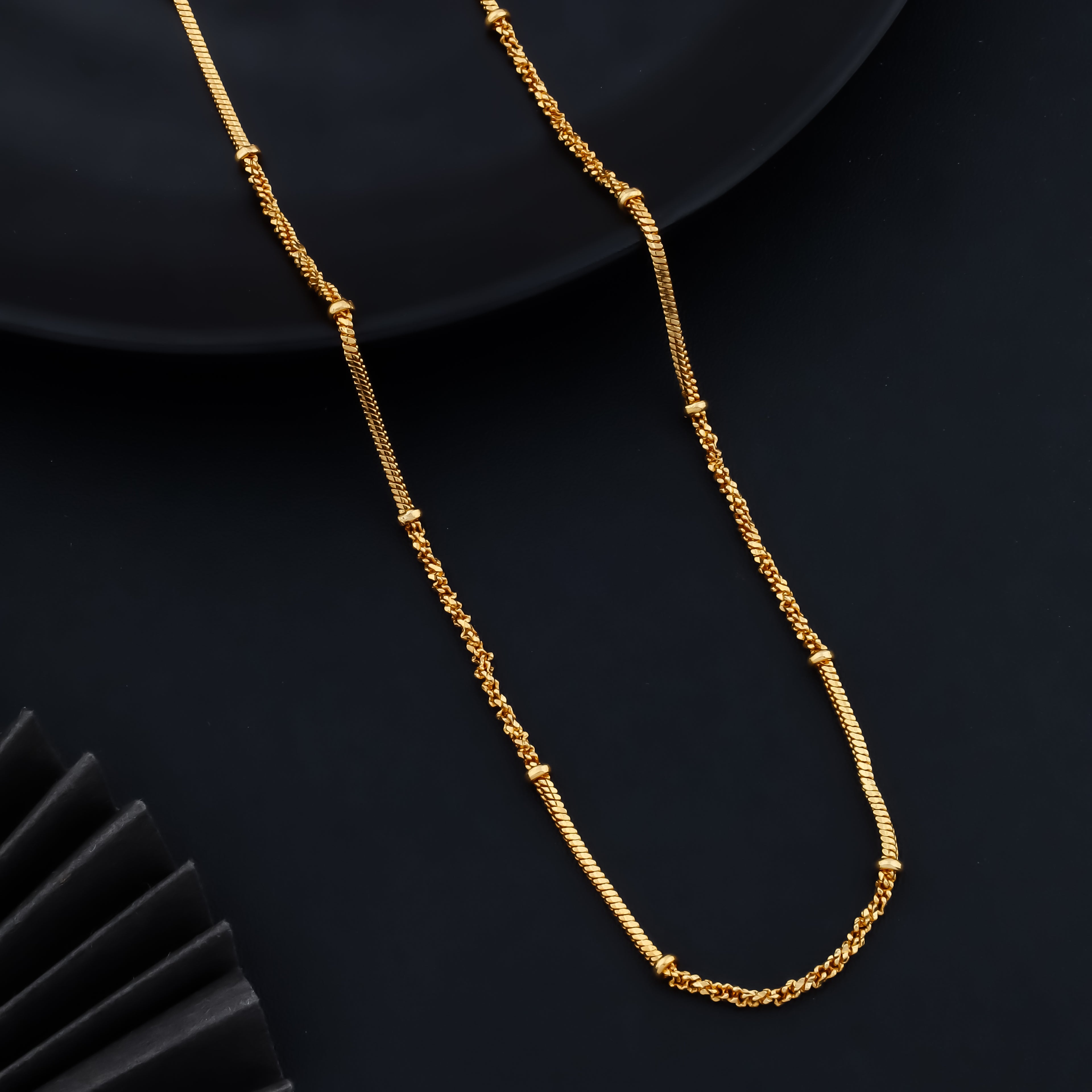 Premium Gold-Tone Men’s Chain Necklace | Stylish Imitation Jewelry for Modern Men | VJIPC1057