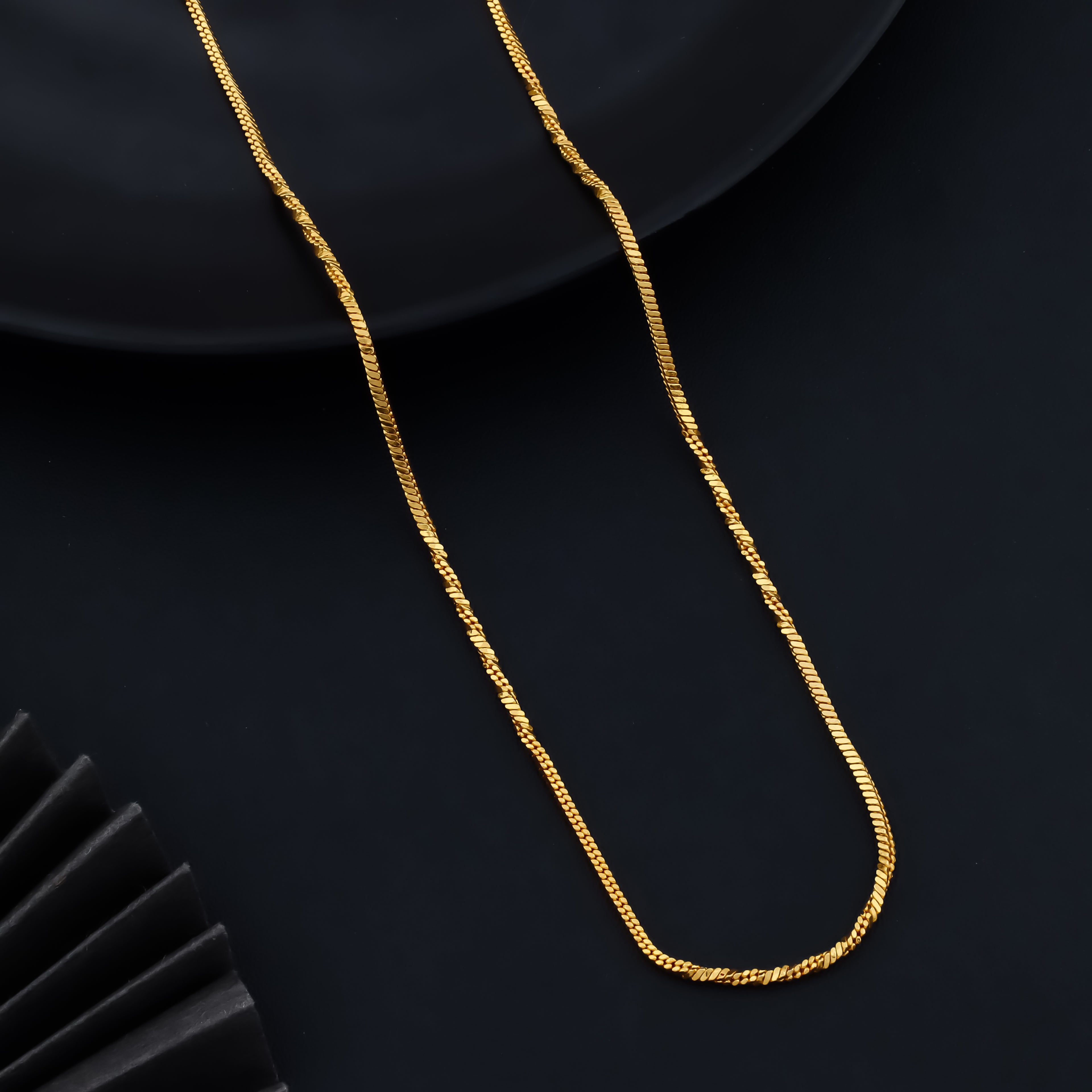 Men’s Stylish Gold-Tone Imitation Chain Necklace, Premium Fashion Chain for Daily Wear & Party Look | VJIPC1059