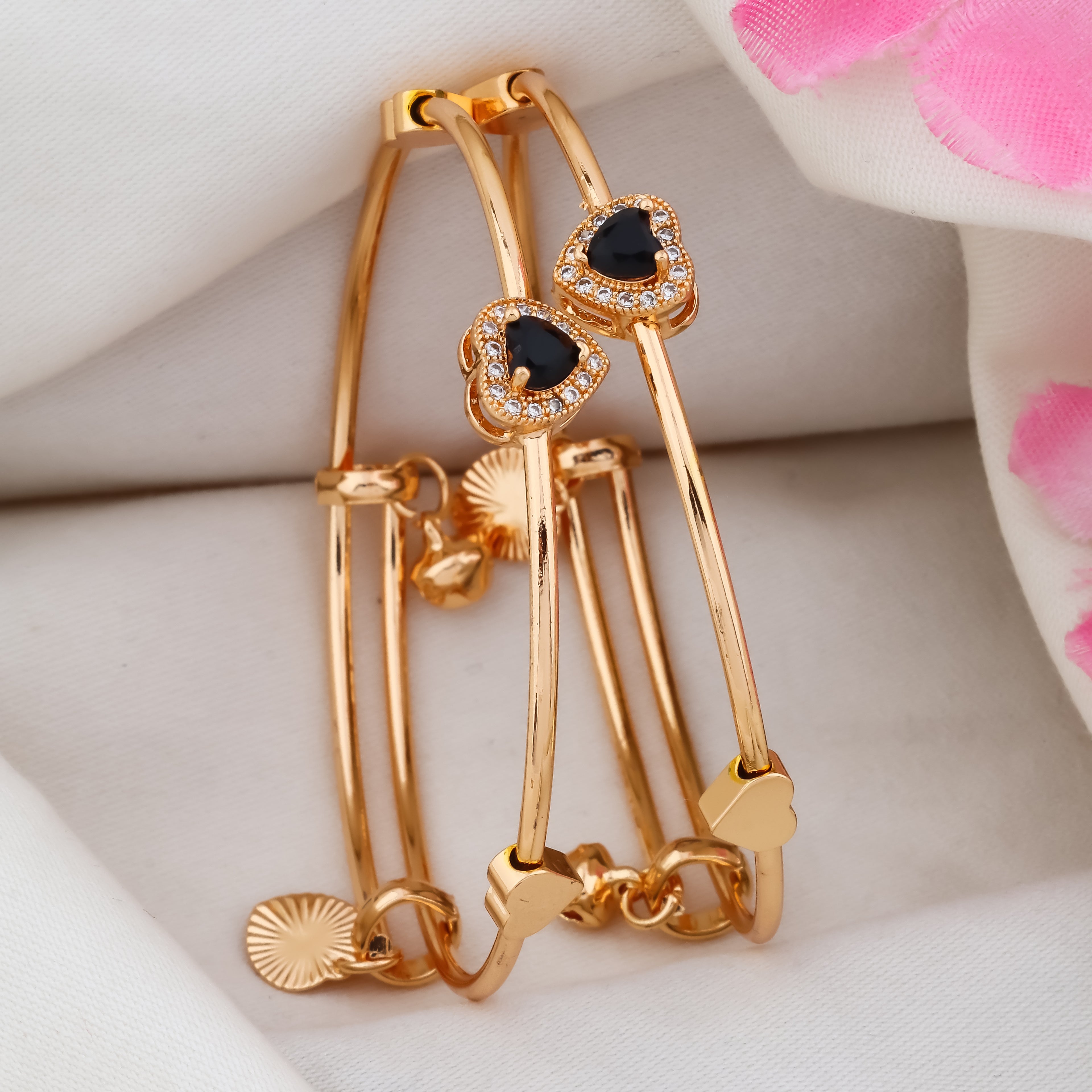 Women’s Premium Gold-Tone Bracelet | Elegant Imitation Jewellery Bracelet for Daily & Party Wear | VJIPC1064